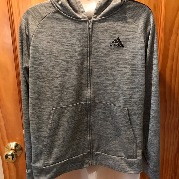 Adidas Boys’ Zip Front Hooded Jacket - Picture 2 of 8